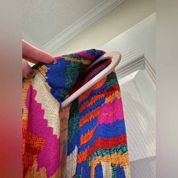 FARM Rio Multicolor Patchwork Midi Dress - Picture 6 of 7